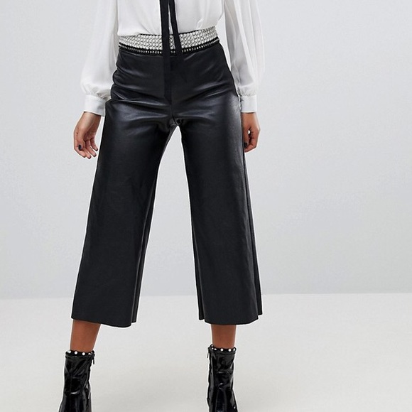 River Island Pants - River Island pearl embellished wide leg pants (6)